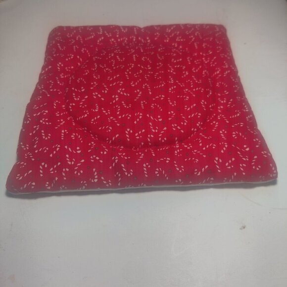 Hotpad detailed with a lifelike Quail on a red background. Quaint and beautiful. - Picture 2 of 5